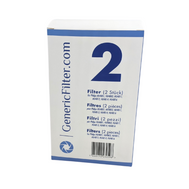 GenericFilter Filtermatte für Philips Luftbefeuchter, zweiteilig, passend zu HU4801 und HU4816.
