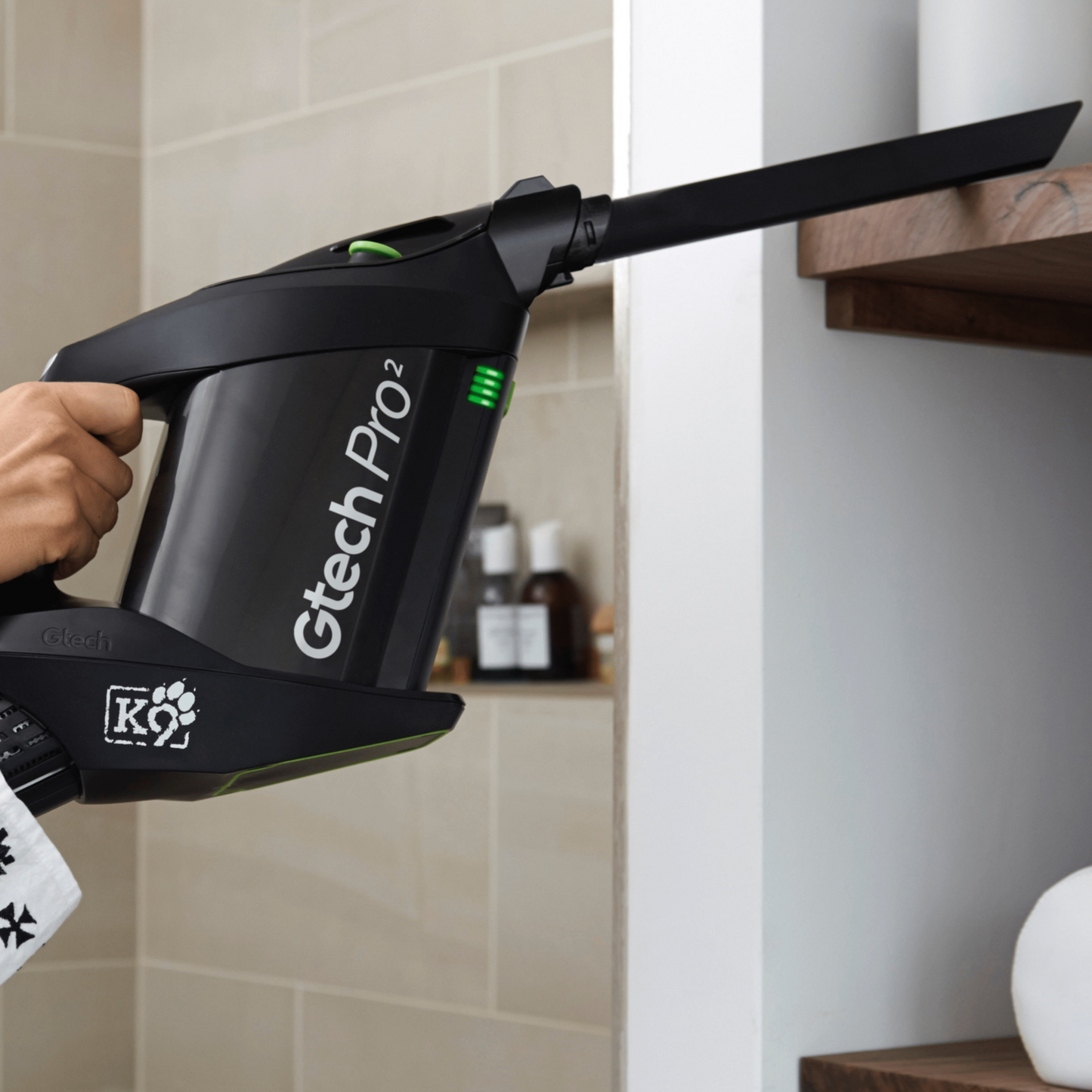 Gtech Pro Bag 2 K9 kabelloser Staubsauger mit 2000 mAh Akku und 1.5 l Behältervolumen