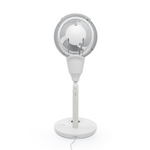 Meaco Air360° Standventilator mit Multi-Swing-Funktion und ultraleisem Betrieb bei 20 Dezibel.