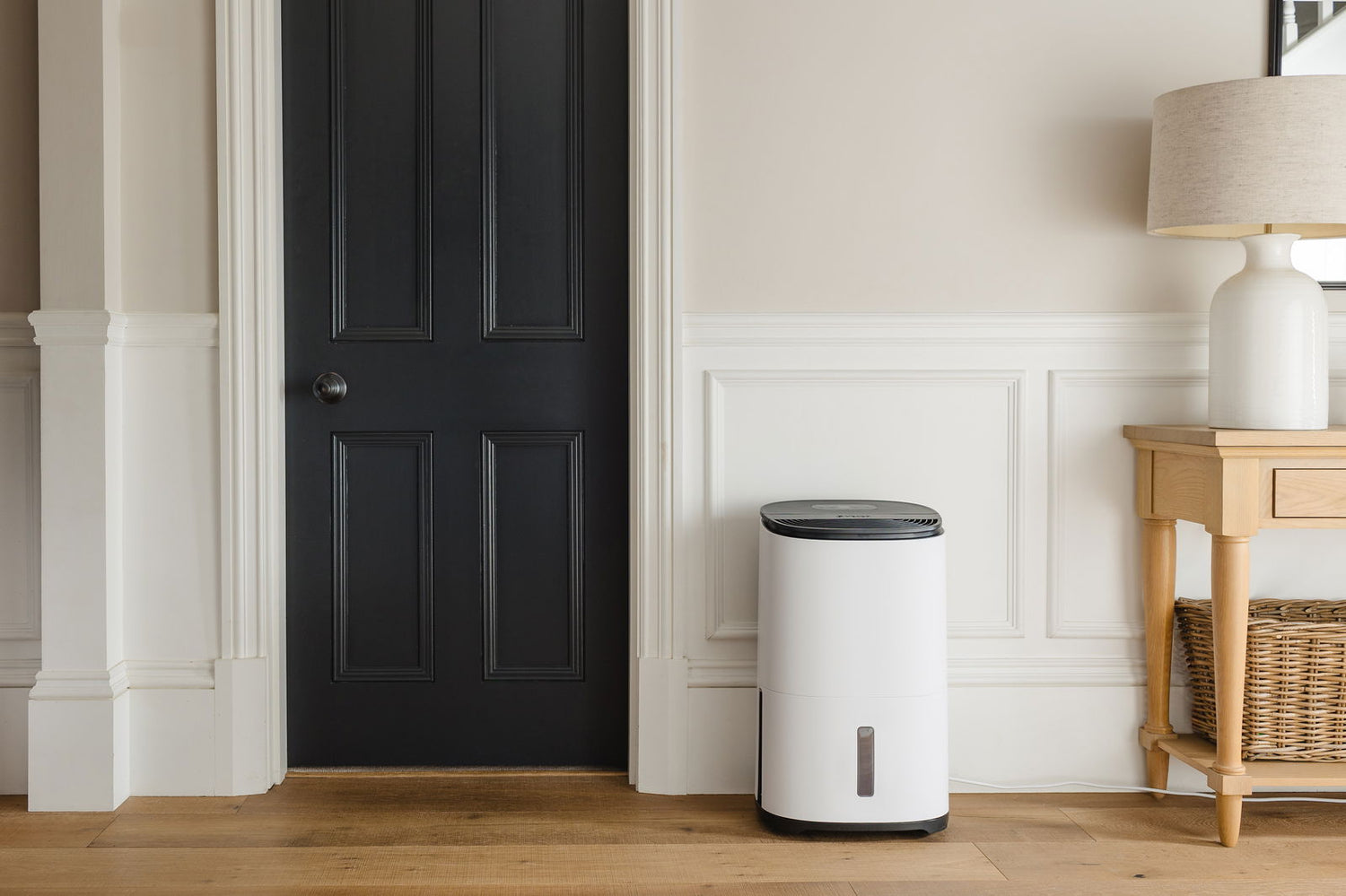 Meaco Arete® One 20L Luftentfeuchter in Weiss mit HEPA-Filter, geeignet für Räume bis 50 m², leise und energieeffizient.