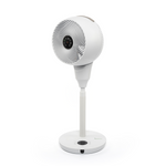 Meaco Air360° Standventilator in Weiss mit Fernbedienung, Ultraleise (20 dB), Multi-Swing-Funktion für Raumventilation.