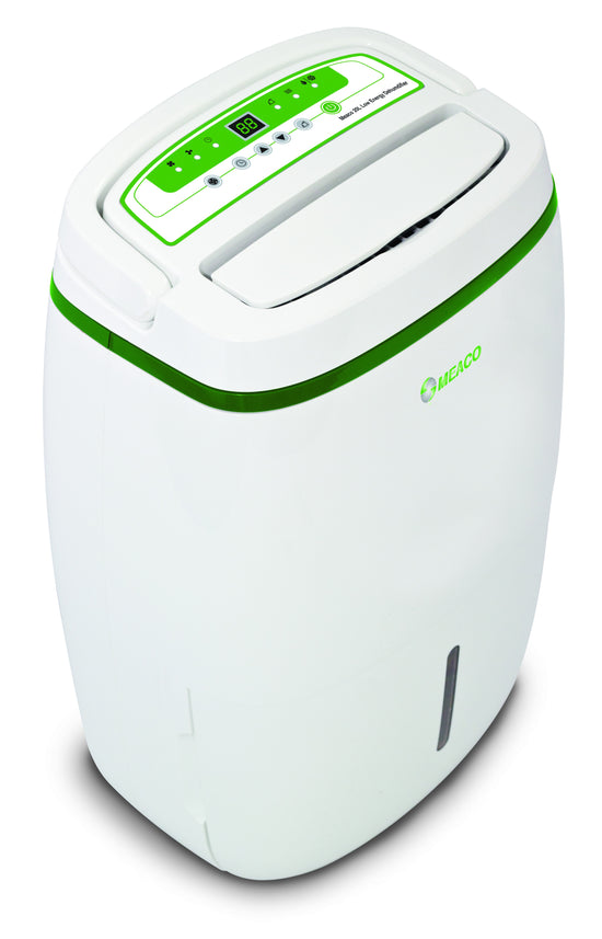 Meaco 20L Low Energy Luftentfeuchter mit True HEPA-Filter und Hygrostat, für angenehmes Raumklima.