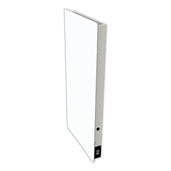 Climastar Avant Hybridheizung 1300 W in der Grösse 100 x 50 cm, weiss mit programmierbarem Thermostat.