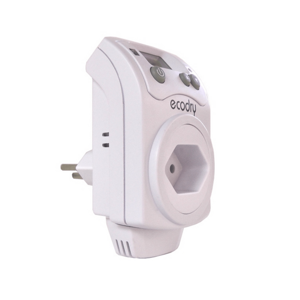 Digitaler Hygrostat ecodry DSH zur Steuerung von Luftentfeuchtern und Luftbefeuchtern.