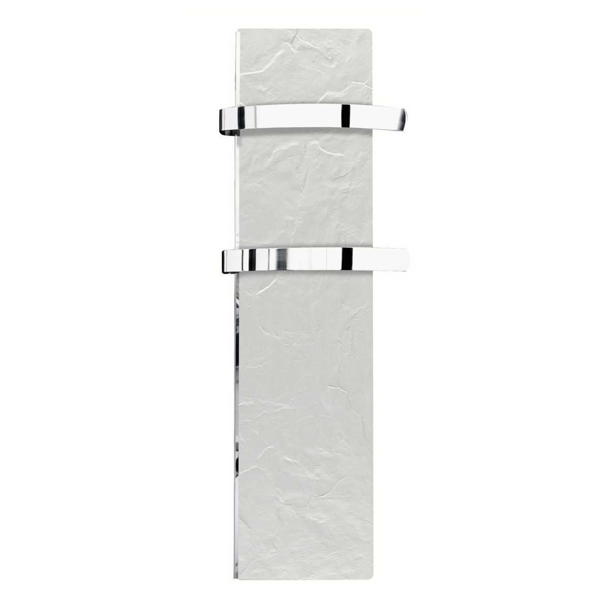 Climastar Slim 500 Handtuchtrockner in Stein-Design, 25 x 100 cm, effiziente Heizleistung von 500 Watt.