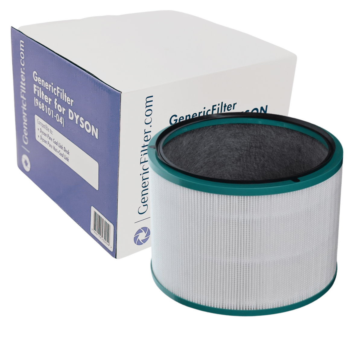 GenericFilter Ersatzfilter für Dyson (Modell 968101-04) zur Luftreinigung, kompatibel mit Pure Cool DP01.