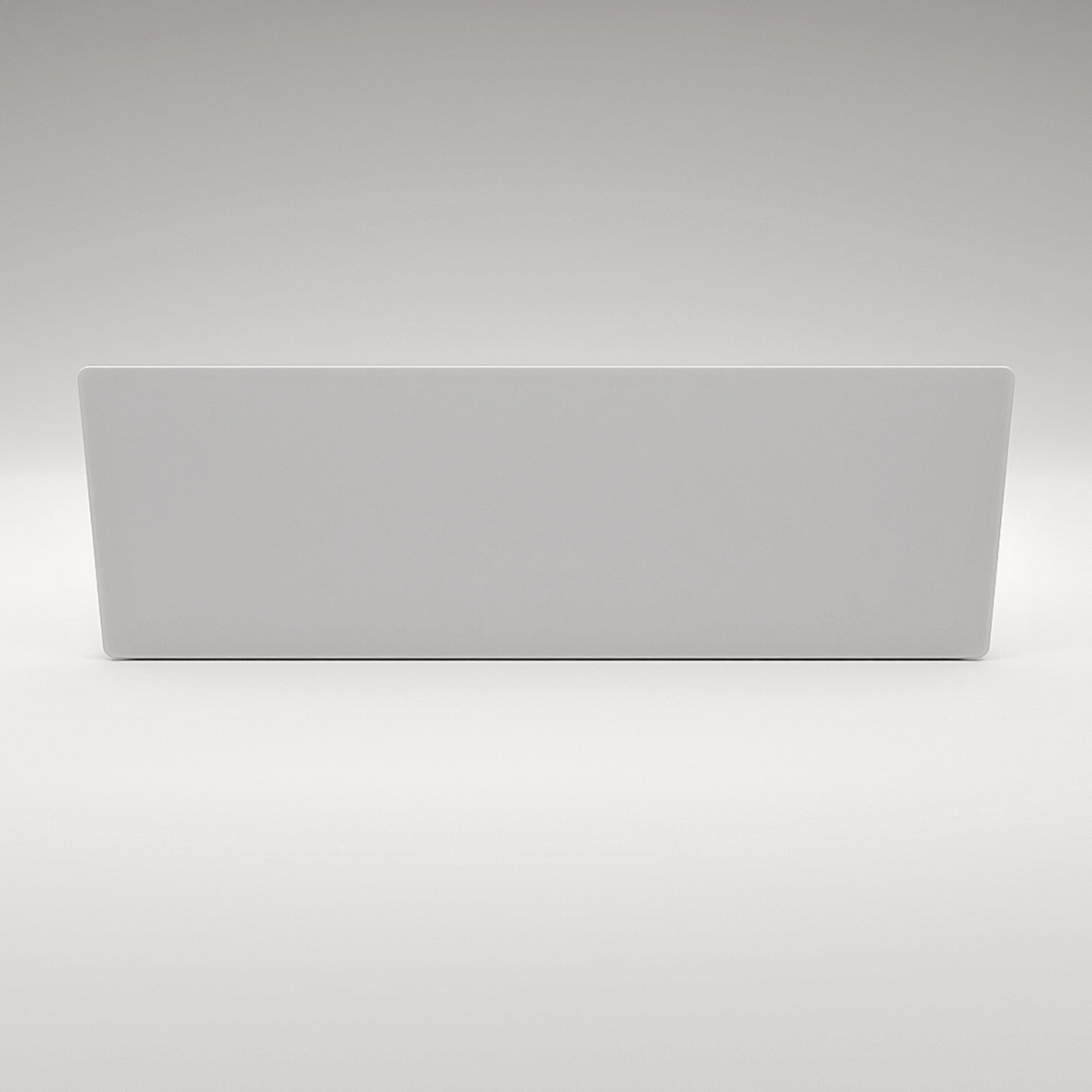 Elegante ZenSwiss Infrarotheizung 390W in Matt Weiss, 40x120 cm, geeignet für Wand- und Deckenmontage.