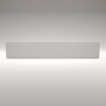ZenSwiss Niedrigenergie-Infrarotheizung 400W, elegantes Design in Matt Weiss, Wandmontage.