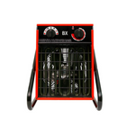 Portabler Heizlüfter Veab BX 5E, spritzwassergeschützt IPX4, 5000 Watt Heizleistung.