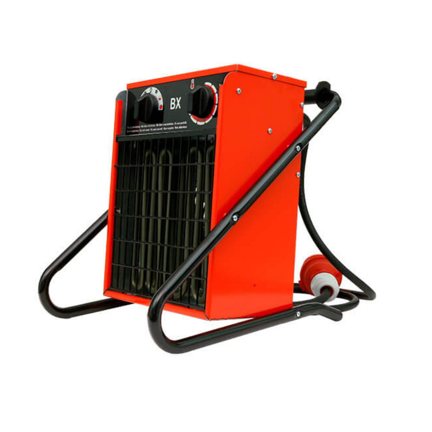 Veab BX 9AE Heizlüfter mit 9000 Watt Heizleistung, spritzwassergeschützt (IPX4), portabel und sicher.