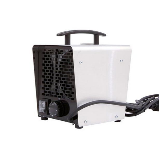 Veab KX 2 Heizlüfter mit 2000 Watt Heizleistung, IP 21 Schutz und Tragegriff, geeignet für Räume von 5-35 °C.