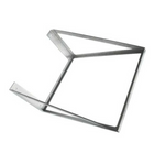 Wandhalterung ecodry 625 für Luftentfeuchter und Wäschetrockner in der Farbe Schwarz, 1,5 kg Bruttogewicht.