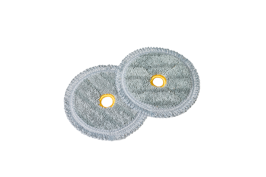 Mopp-Pads für ecoQ CleanVac Station – 2 Stück für hygienische Bodenreinigung