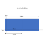 ZenSwiss Deluxe Infrarotheizung 800W, elegante Glasoberfläche in Matt Weiss, für Wand- oder Deckenmontage