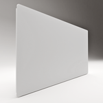 ZenSwiss Deluxe Infrarotheizung mit eleganter Glasoberfläche und flexibler Montageoption