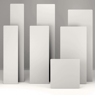 ZenSwiss Niedrigenergie-Infrarotheizung 550W in Matt Weiss, flaches Design, an der Wand montiert.