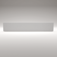 ZenSwiss Niedrigenergie-Infrarotheizung 400W, elegantes Design in Matt Weiss, Wandmontage.