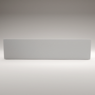 Niedrigenergie-Infrarotheizung von ZenSwiss in Matt Weiss, 40x170 cm, elegant und wandmontierbar.