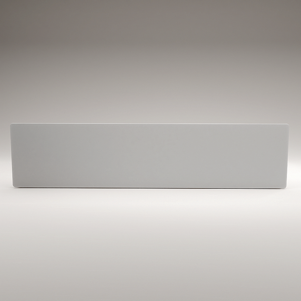 Niedrigenergie-Infrarotheizung von ZenSwiss in Matt Weiss, 40x170 cm, elegant und wandmontierbar.