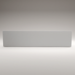 Niedrigenergie-Infrarotheizung von ZenSwiss in Matt Weiss, 40x170 cm, elegant und wandmontierbar.