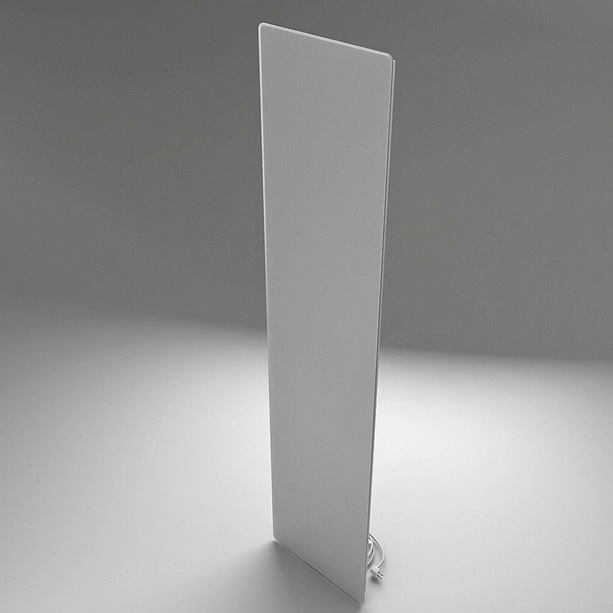 ZenSwiss Niedrigenergie-Infrarotheizung 570W, elegantes Design, Wand- oder Mobilmontage, 40x170 cm.