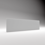 ZenSwiss Deluxe Infrarotpanel 280W in Matt Weiss, designet für Deckenmontage mit elegantem Glasoberfläche.