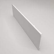 ZenSwiss Deluxe 280W in Matt Weiss: Schlanke Infrarotheizung mit sanfter Strahlungswärme. Ideal für kleine Räume – stilvoll, effizient und platzsparend.