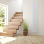 ZenSwiss Deluxe Infrarotpanel 400W in Matt Weiss, 30 x 170 cm, flaches Design für elegante Raumgestaltung.