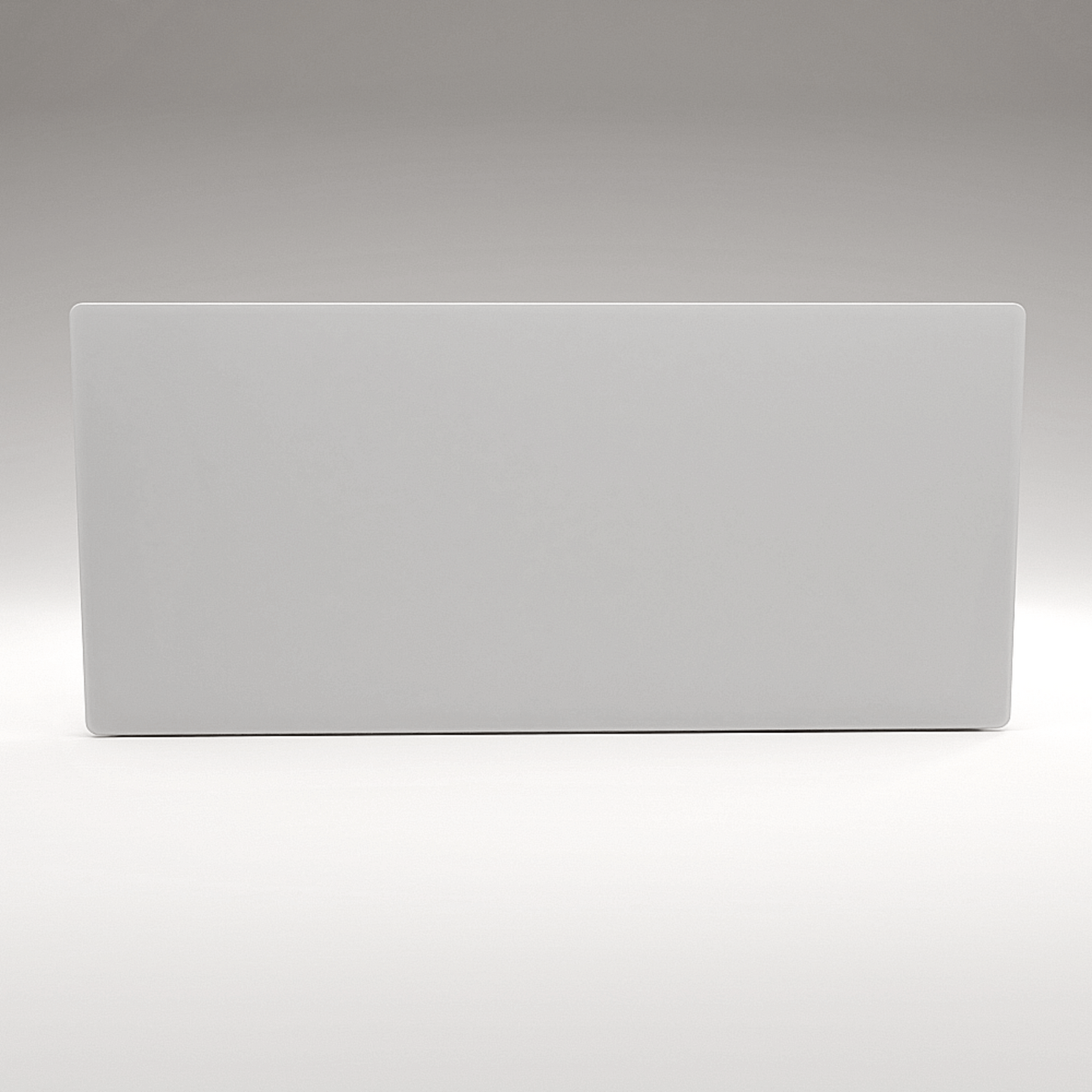 ZenSwiss Deluxe Infrarotpanel in weiss mat mit 550W Heizleistung, 54 cm x 118 cm, für Deckenmontage.