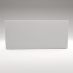 ZenSwiss Deluxe Infrarotpanel in weiss mat mit 550W Heizleistung, 54 cm x 118 cm, für Deckenmontage.