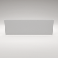 Elegante ZenSwiss Infrarotheizung 390W in Matt Weiss, 40x120 cm, geeignet für Wand- und Deckenmontage.