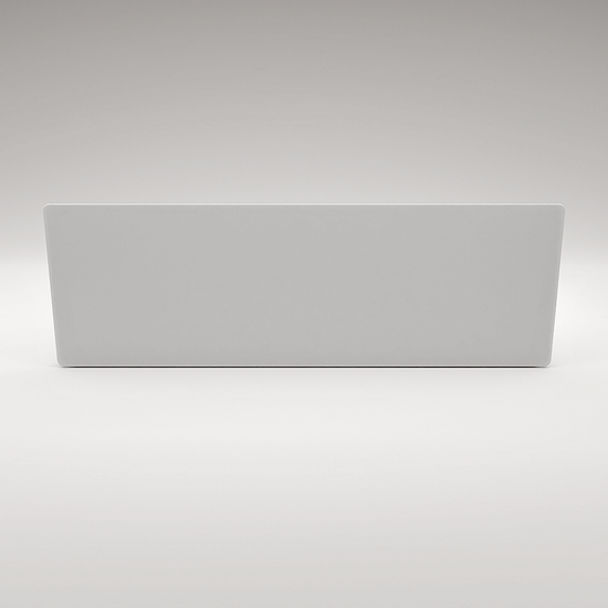 Elegante ZenSwiss Infrarotheizung 390W in Matt Weiss, 40x120 cm, geeignet für Wand- und Deckenmontage.