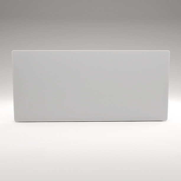 ZenSwiss Niedrigenergie-Infrarotheizung 550W in elegantem Matt Weiss, 54 cm x 118 cm  ideal für Wandmontage.