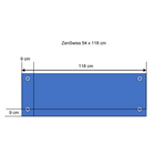ZenSwiss Niedrigenergie-Infrarotheizung 550W, matt weiss, elegantes Design für Wand- und Deckeneinbau.