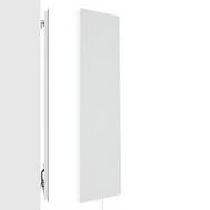 ZenSwiss Niedrigenergie-Infrarotheizung 800W in elegantem mattem Weiss, geeignet für Wand- oder Deckenmontage.