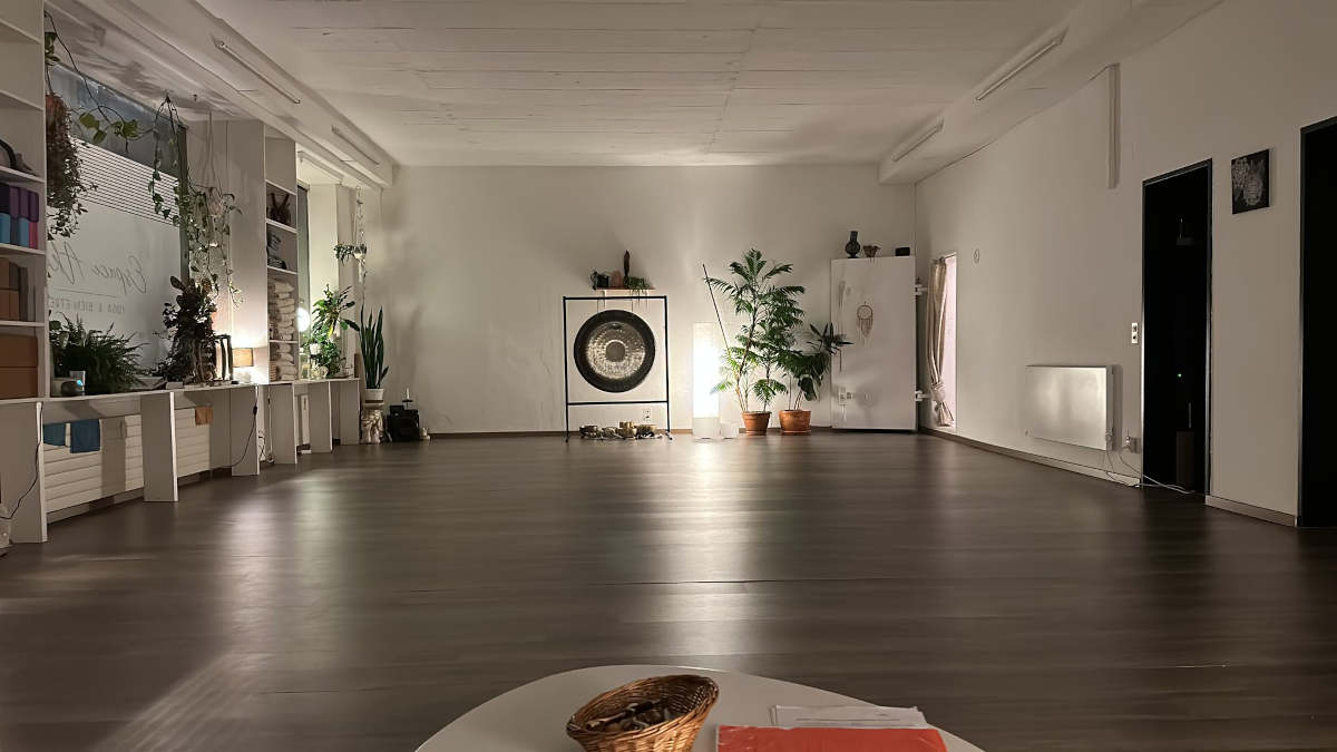 Chauffage ecoheat Hybrid dans un studio de yoga