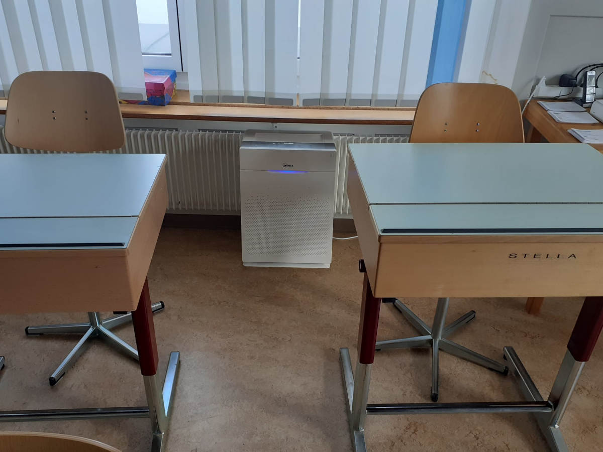 Winix Zero Pro purificateur d'air dans la salle de classe protège les élèves et les enseignants