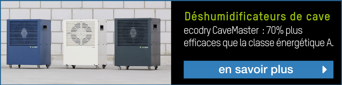 ecodry CaveMaster déshumidificateur de sous-sol
