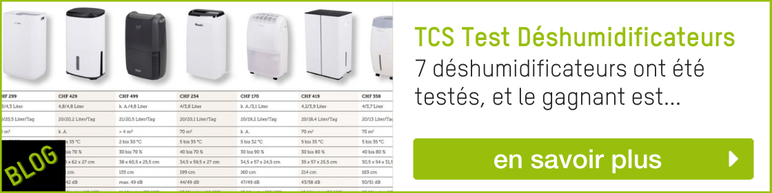 TCS Test Déshumidificateurs