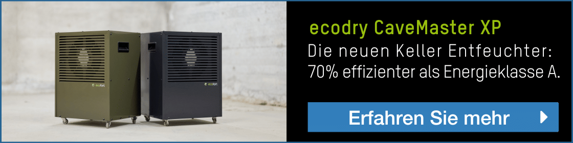 Keller Entfeuchter ecodry CaveMaster XP