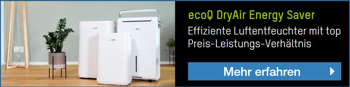 ecoQ DryAir Energy Saver Luftenteuchter