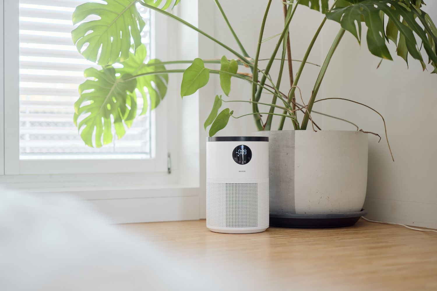 ecoQ CleanAir 300 im Schlafzimmer